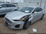 2019 Ford Fusion Sel Silver vin: 3FA6P0CD7KR234102