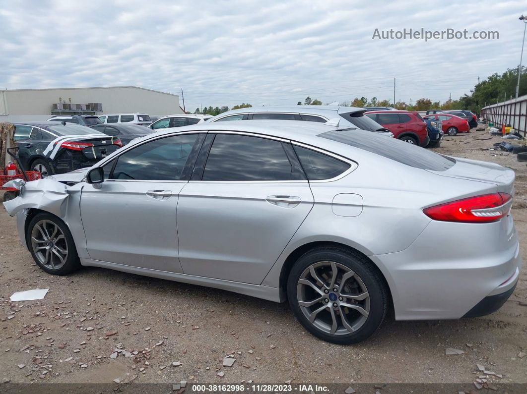 2019 Ford Fusion Sel Silver vin: 3FA6P0CD7KR234102