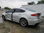 2019 Ford Fusion Sel Silver vin: 3FA6P0CD7KR260568