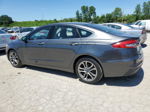 2019 Ford Fusion Sel Gray vin: 3FA6P0CD8KR118942