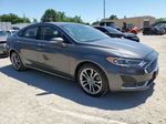 2019 Ford Fusion Sel Gray vin: 3FA6P0CD8KR118942