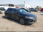 2019 Ford Fusion Sel Черный vin: 3FA6P0CD8KR219544