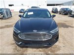 2019 Ford Fusion Sel Черный vin: 3FA6P0CD8KR219544