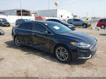 2019 Ford Fusion Sel Черный vin: 3FA6P0CD8KR219544