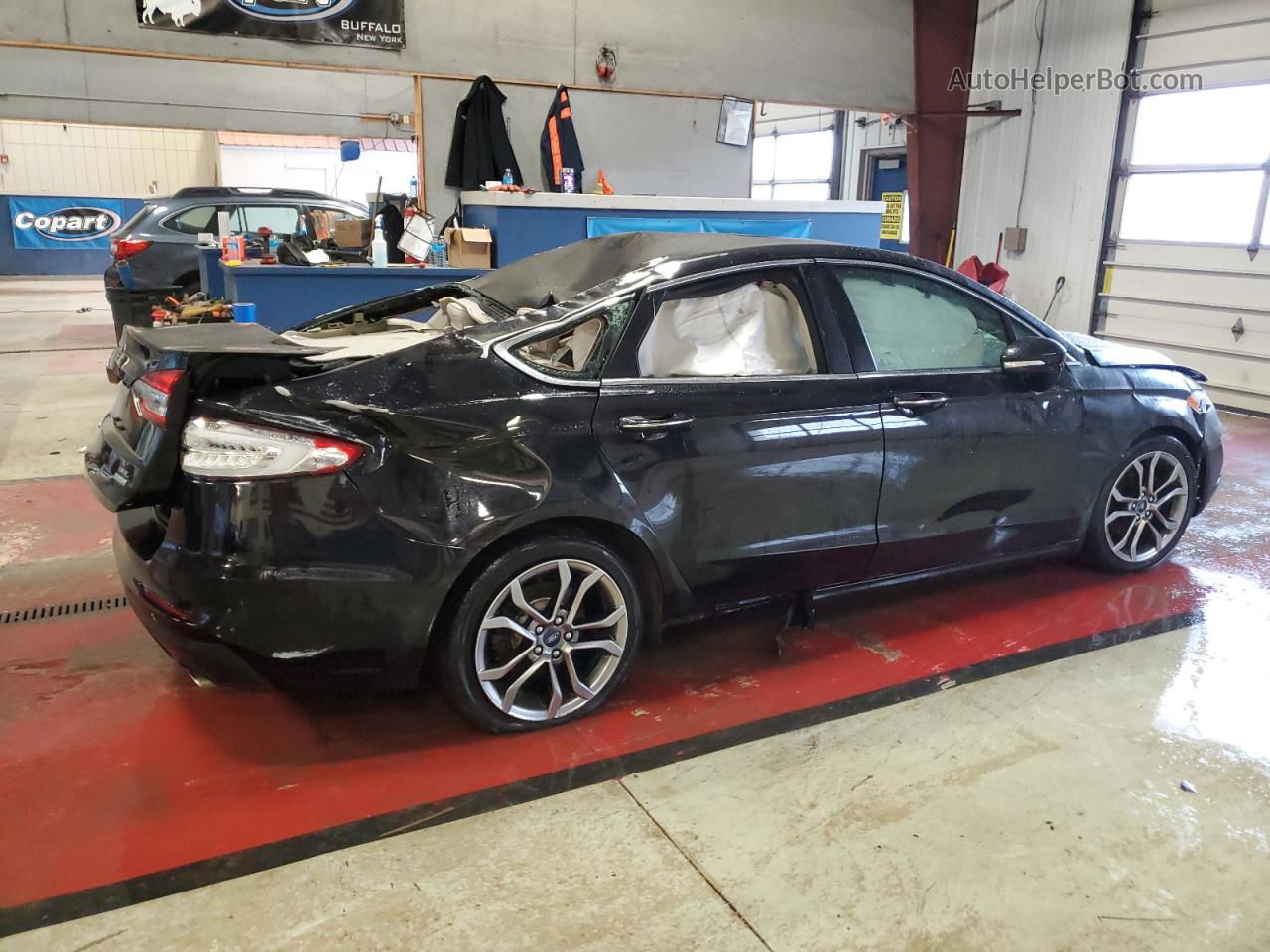 2019 Ford Fusion Sel Black vin: 3FA6P0CD8KR221293