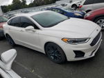 2019 Ford Fusion Sel White vin: 3FA6P0CD8KR257579