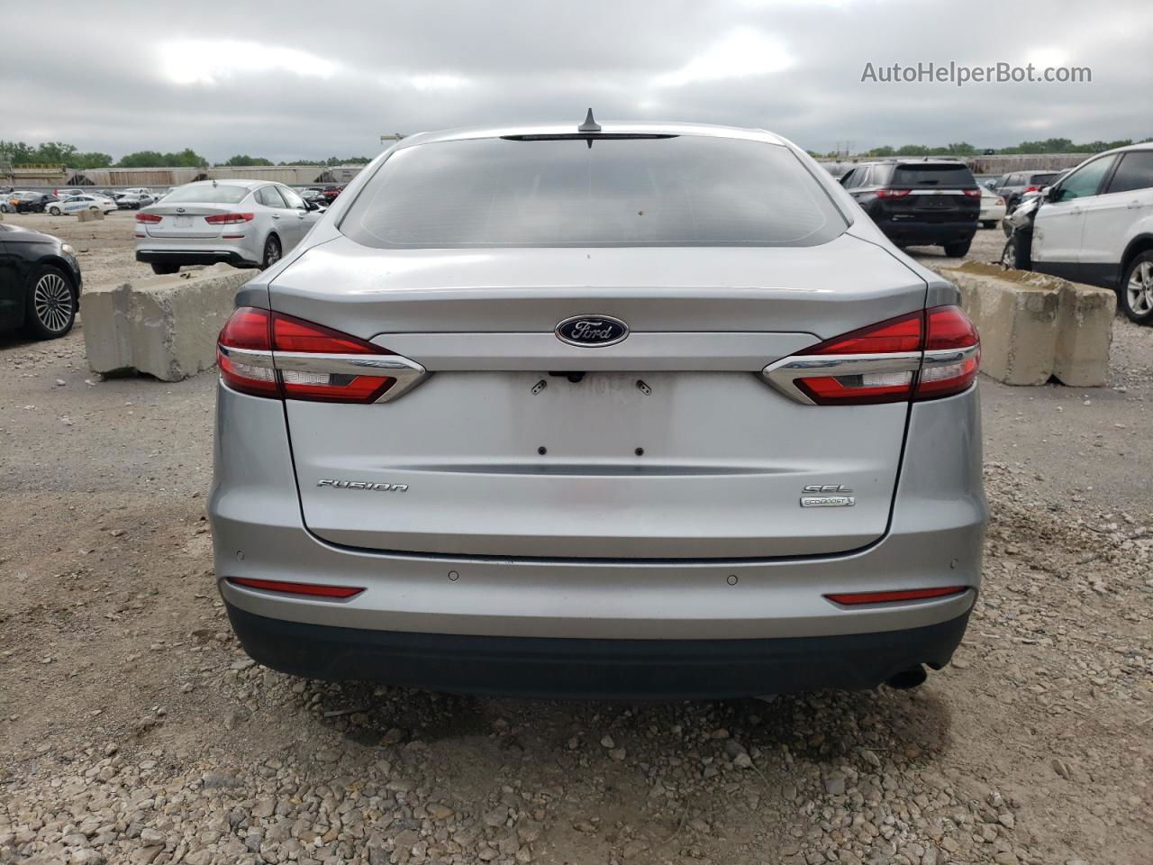 2020 Ford Fusion Sel Серебряный vin: 3FA6P0CD8LR138643