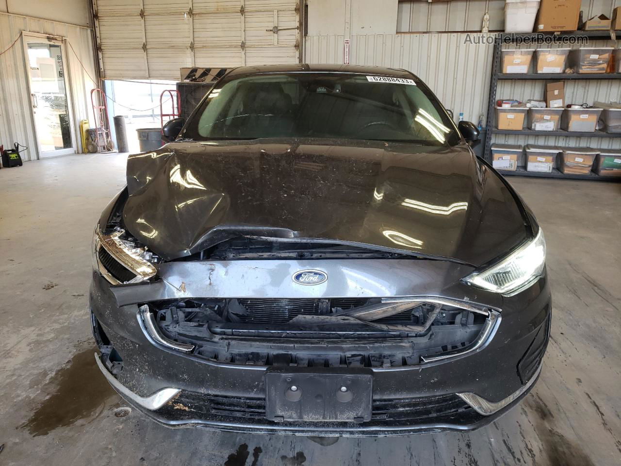 2019 Ford Fusion Sel Gray vin: 3FA6P0CD9KR142022