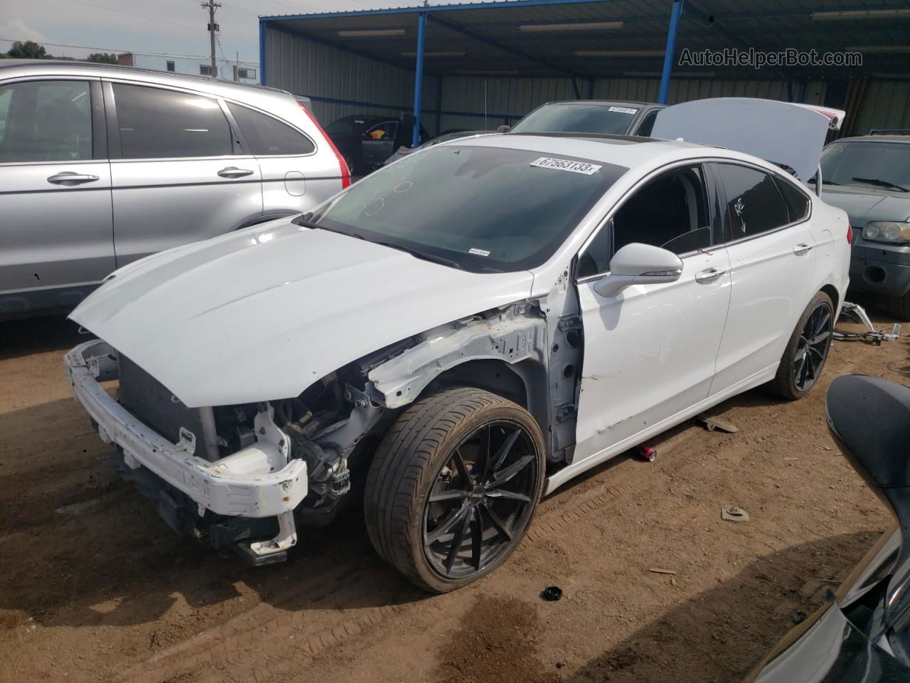 2019 Ford Fusion Sel White vin: 3FA6P0CD9KR149908