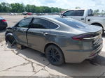 2019 Ford Fusion Sel Gray vin: 3FA6P0CD9KR222310