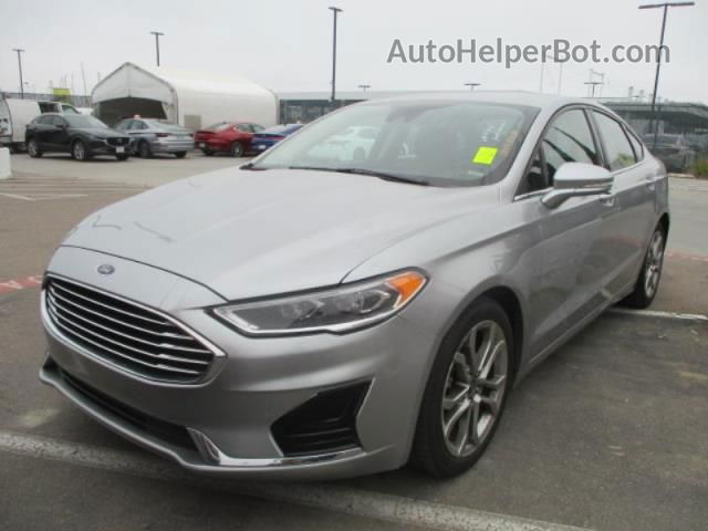 2020 Ford Fusion Sel Silver vin: 3FA6P0CD9LR205234