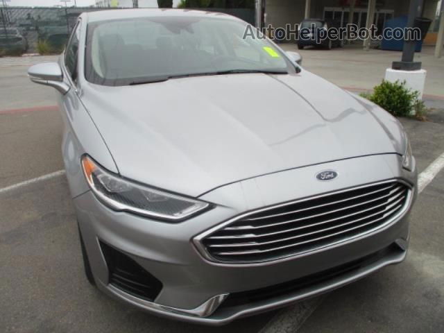 2020 Ford Fusion Sel Silver vin: 3FA6P0CD9LR205234