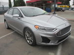 2020 Ford Fusion Sel Silver vin: 3FA6P0CD9LR205234