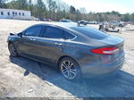 2019 Ford Fusion Sel Gray vin: 3FA6P0CDXKR144622