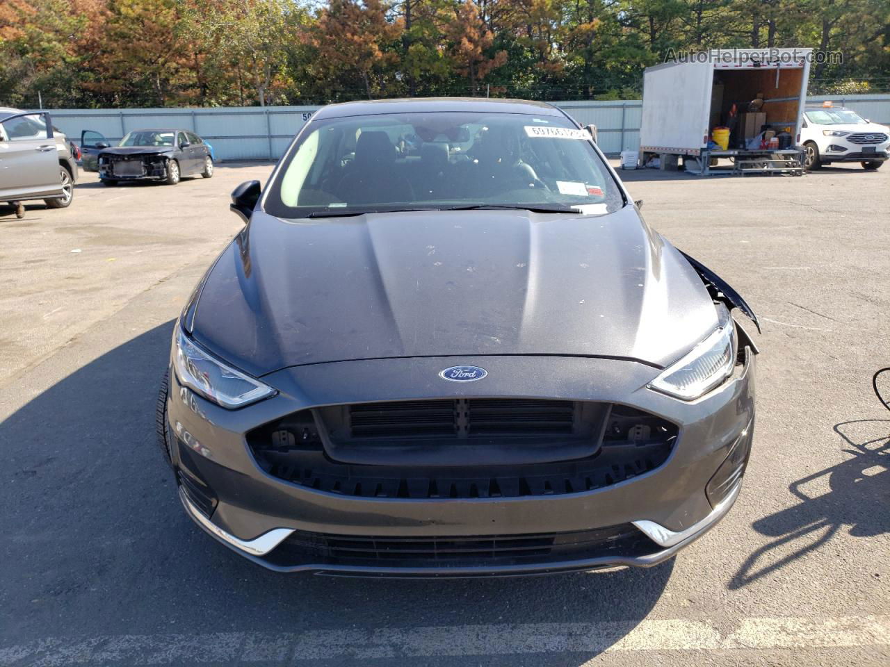 2019 Ford Fusion Sel Коричневый vin: 3FA6P0CDXKR260189