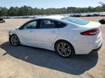 2019 Ford Fusion Sel White vin: 3FA6P0CDXKR260211