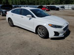 2019 Ford Fusion Sel White vin: 3FA6P0CDXKR260211