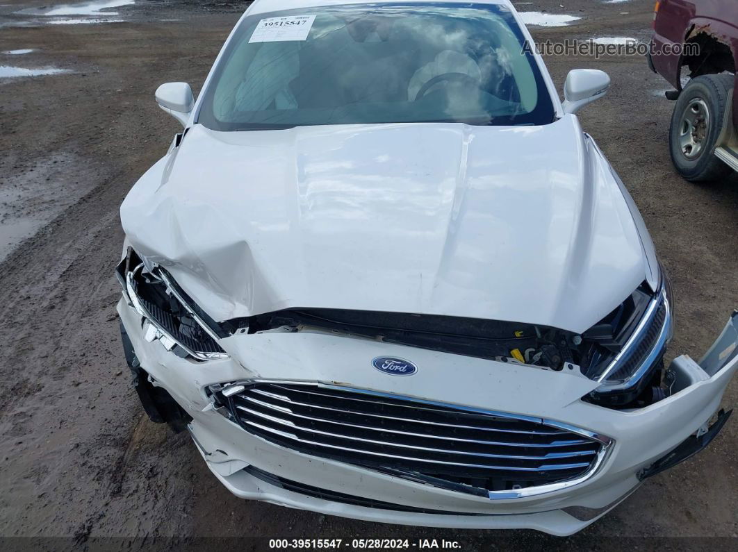 2020 Ford Fusion Sel White vin: 3FA6P0CDXLR125232