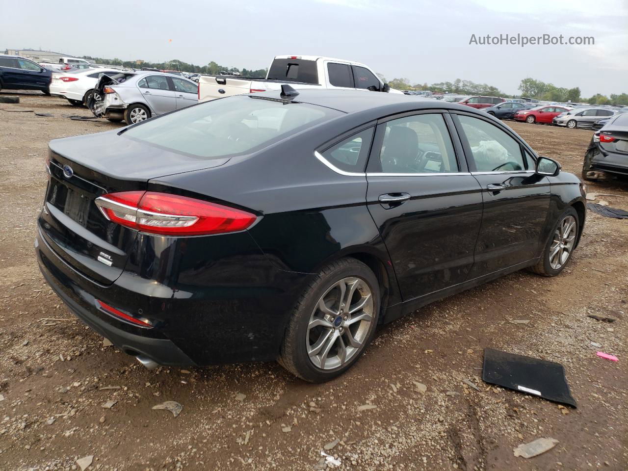 2020 Ford Fusion Sel Black vin: 3FA6P0CDXLR179629