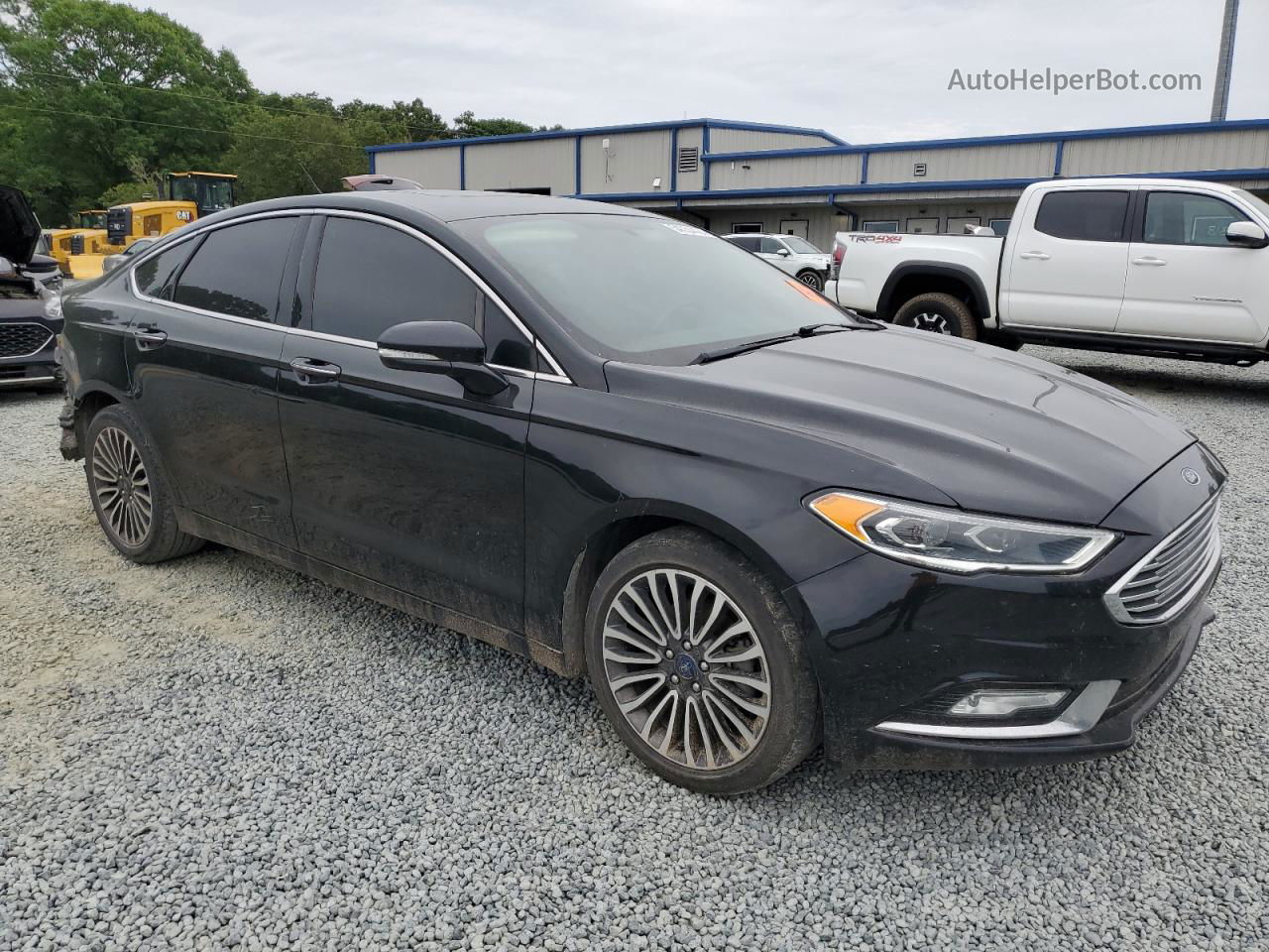 2018 Ford Fusion Titanium/platinum Black vin: 3FA6P0D90JR169005