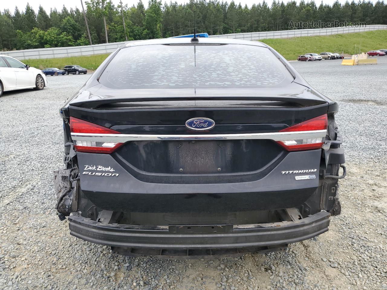 2018 Ford Fusion Titanium/platinum Black vin: 3FA6P0D90JR169005