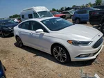 2018 Ford Fusion Titanium/platinum White vin: 3FA6P0D90JR263918