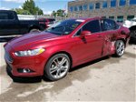 2013 Ford Fusion Titanium Красный vin: 3FA6P0D91DR202615