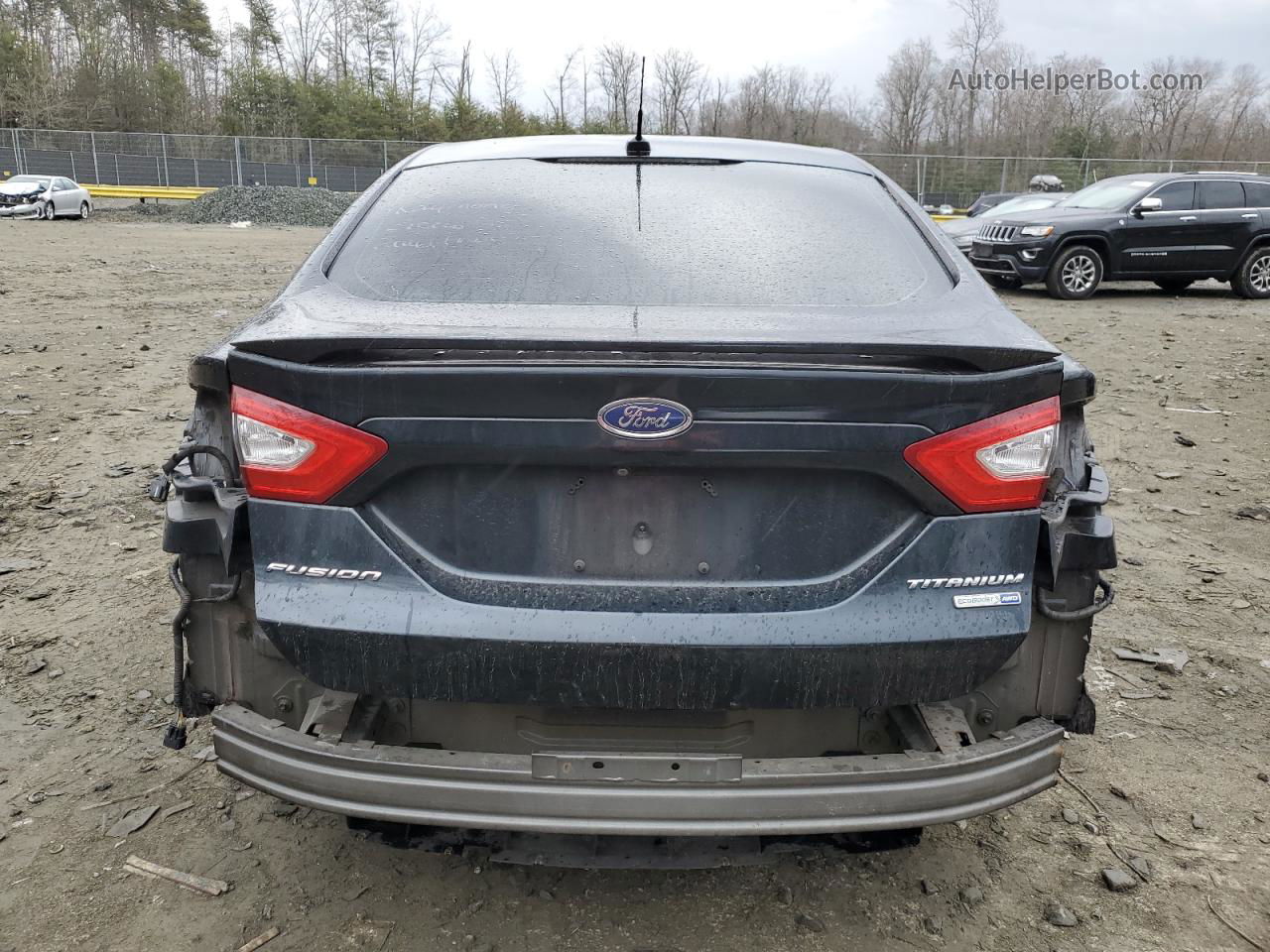 2014 Ford Fusion Titanium Black vin: 3FA6P0D91ER239438