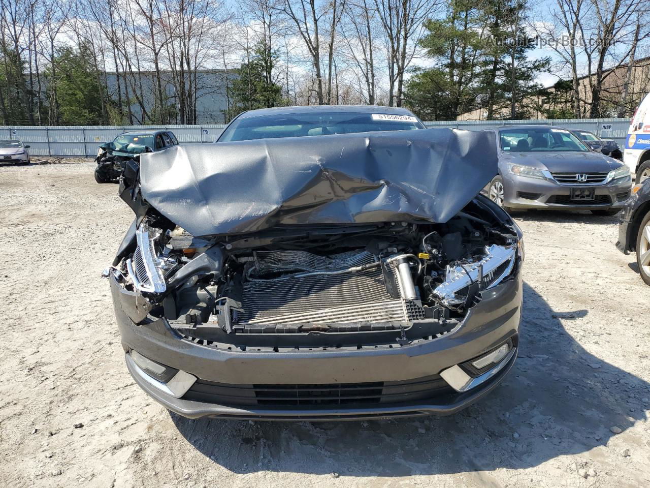 2018 Ford Fusion Titanium/platinum Gray vin: 3FA6P0D91JR155131