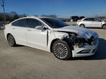 2018 Ford Fusion Titanium/platinum White vin: 3FA6P0D91JR188548