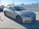 2018 Ford Fusion Titanium Желто-коричневый vin: 3FA6P0D91JR246674