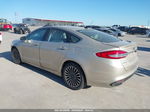 2018 Ford Fusion Titanium Желто-коричневый vin: 3FA6P0D91JR246674