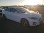 2020 Ford Fusion Titanium White vin: 3FA6P0D91LR137747