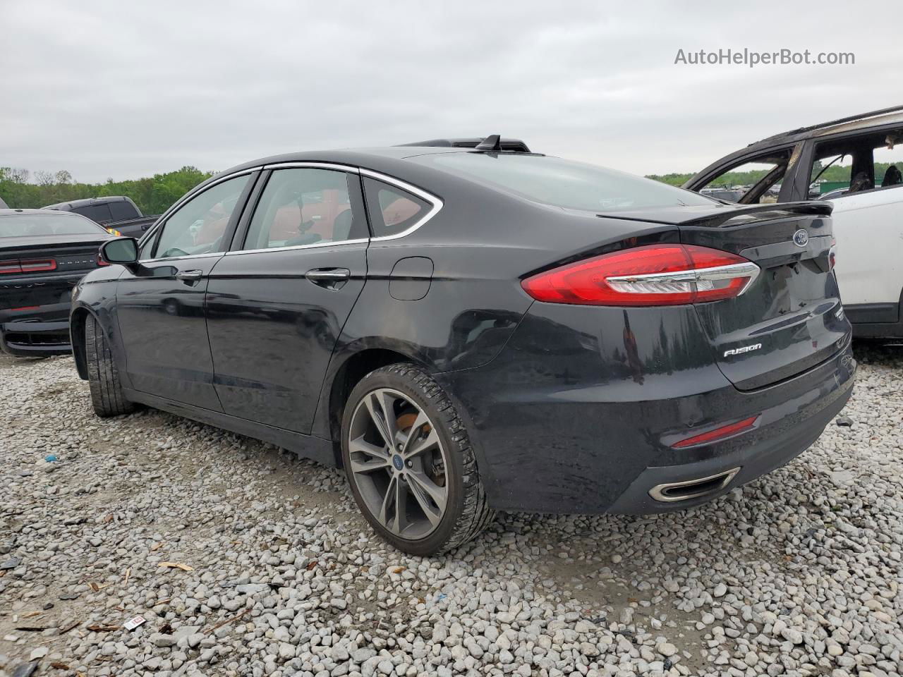 2020 Ford Fusion Titanium Black vin: 3FA6P0D91LR173888