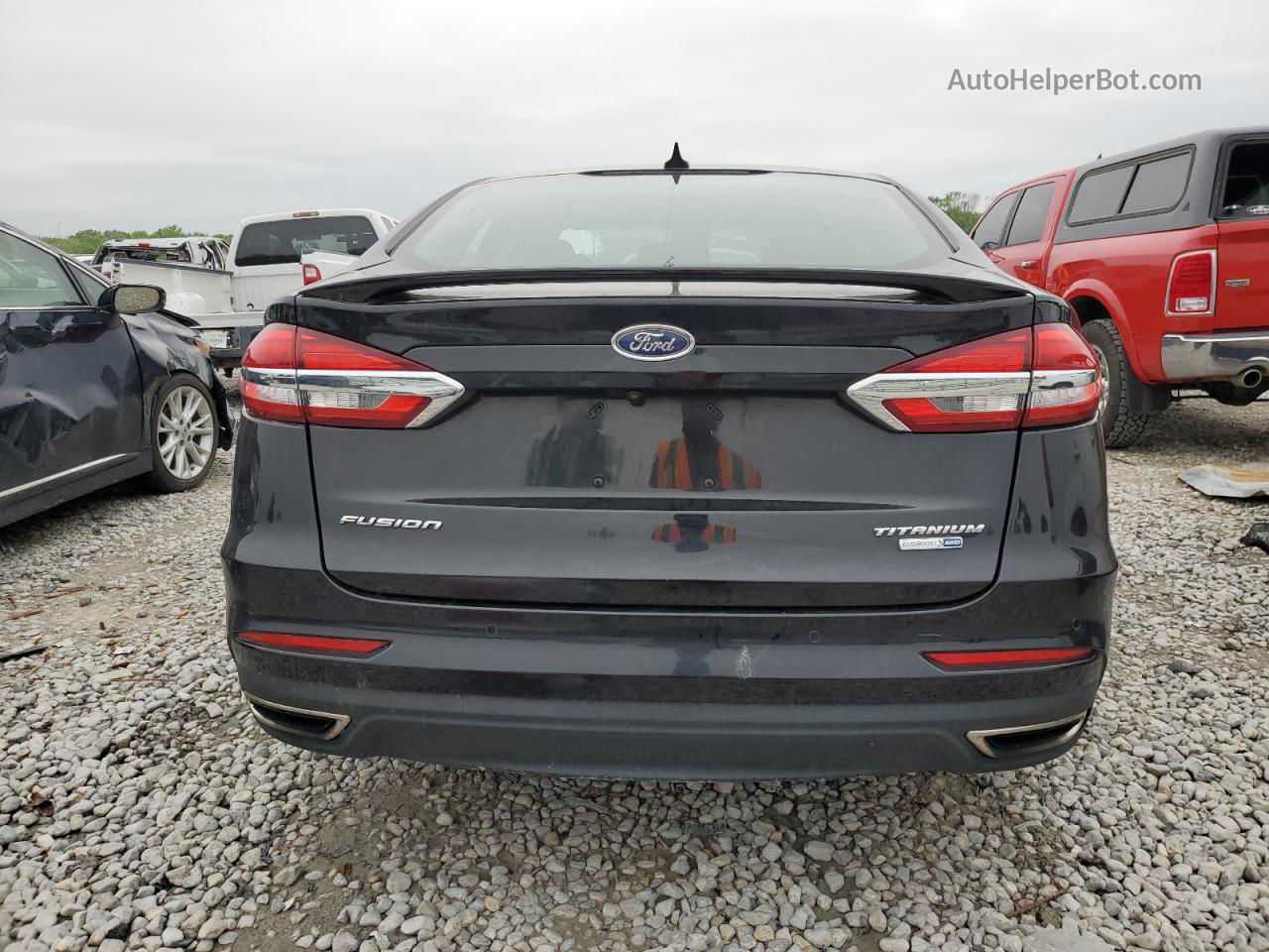 2020 Ford Fusion Titanium Black vin: 3FA6P0D91LR173888