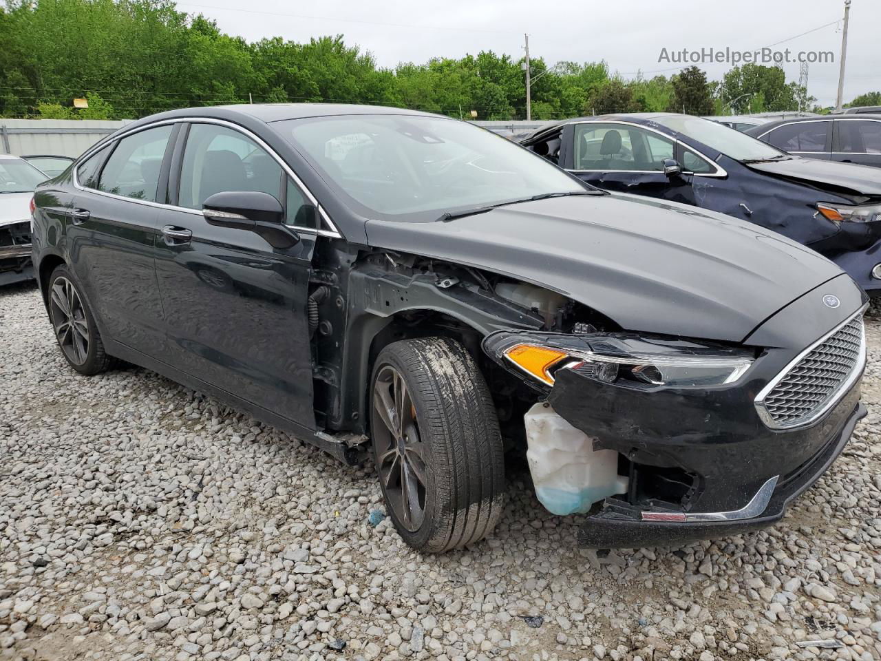 2020 Ford Fusion Titanium Black vin: 3FA6P0D91LR173888