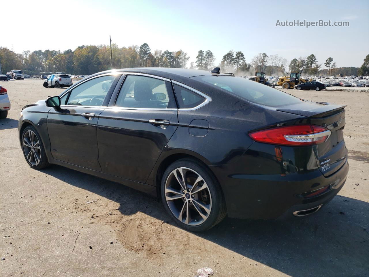 2020 Ford Fusion Titanium Черный vin: 3FA6P0D91LR173986