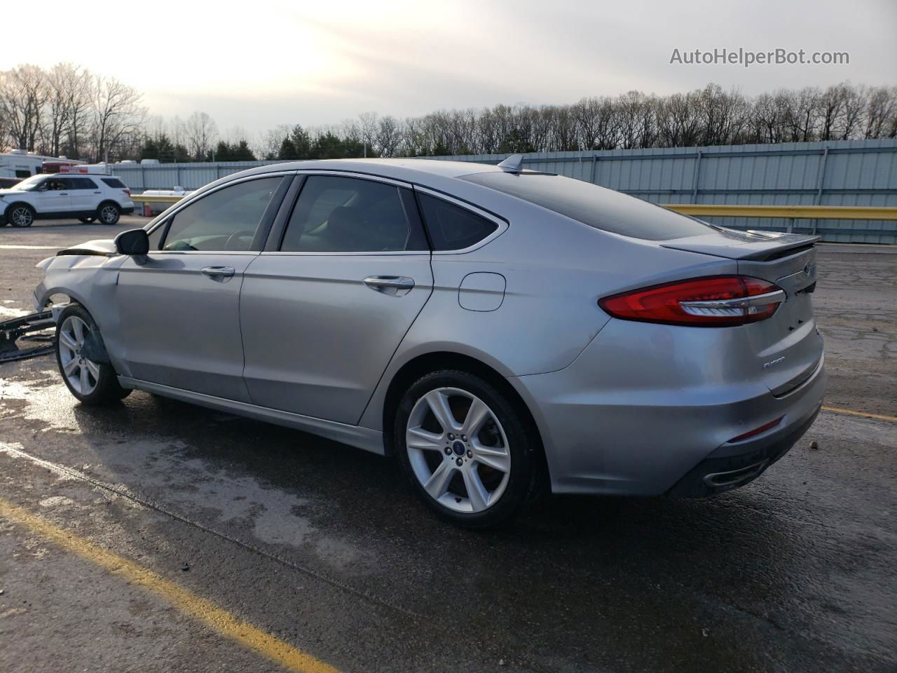 2020 Ford Fusion Titanium Silver vin: 3FA6P0D91LR174216