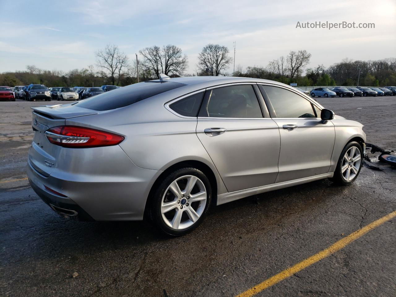 2020 Ford Fusion Titanium Silver vin: 3FA6P0D91LR174216