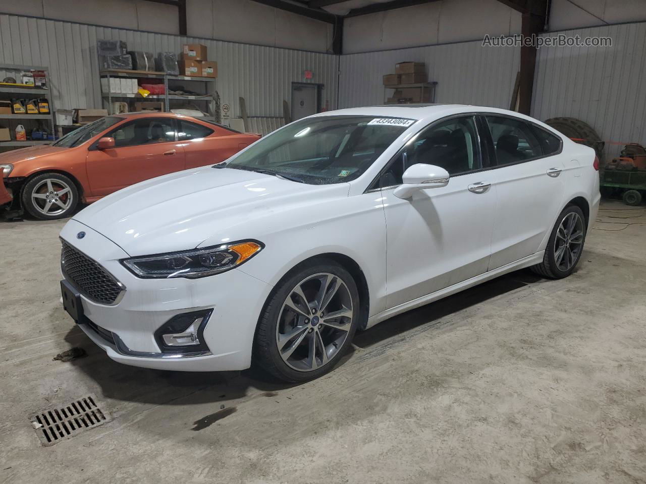 2020 Ford Fusion Titanium White vin: 3FA6P0D91LR174247