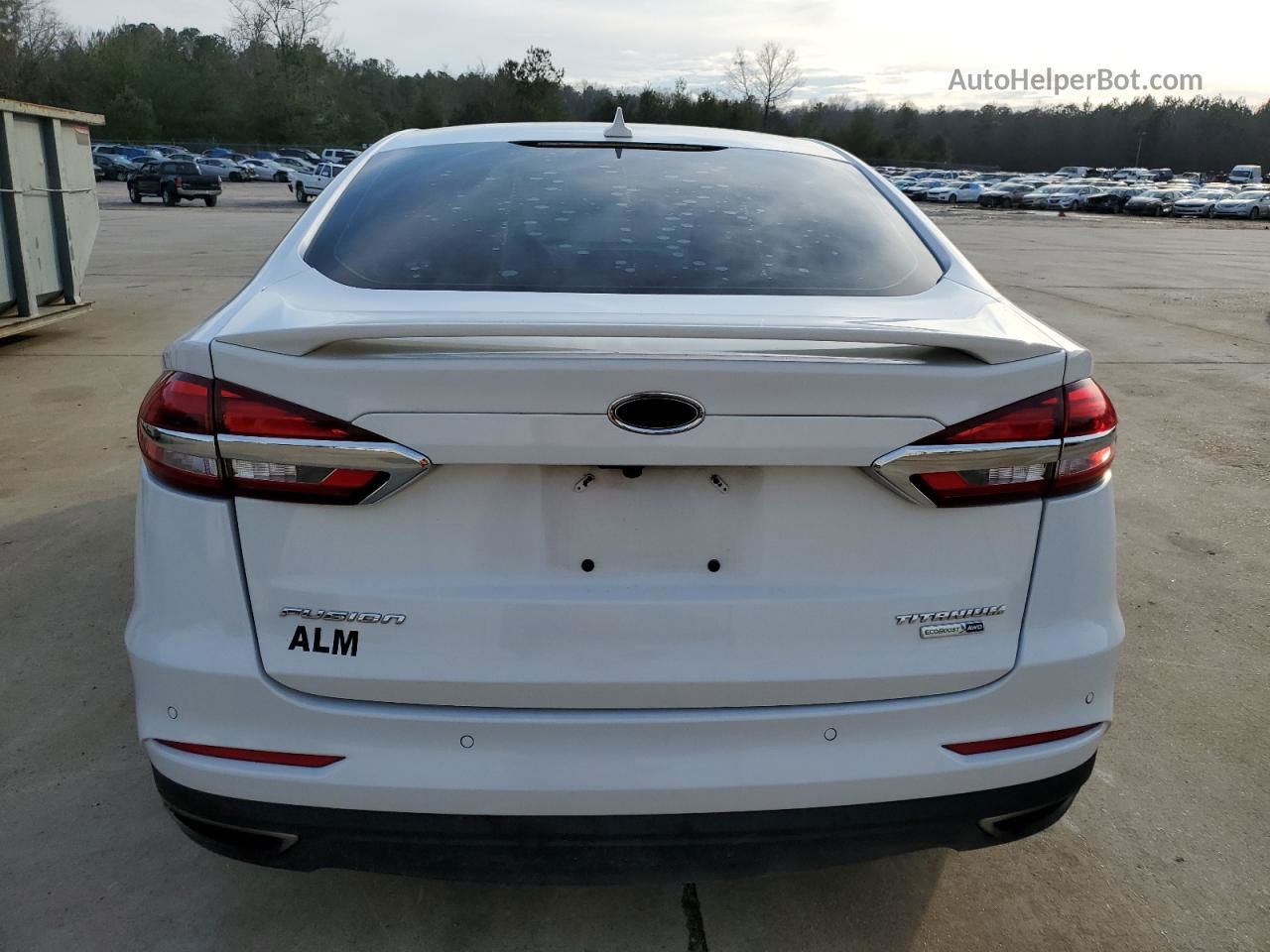 2020 Ford Fusion Titanium White vin: 3FA6P0D91LR175480