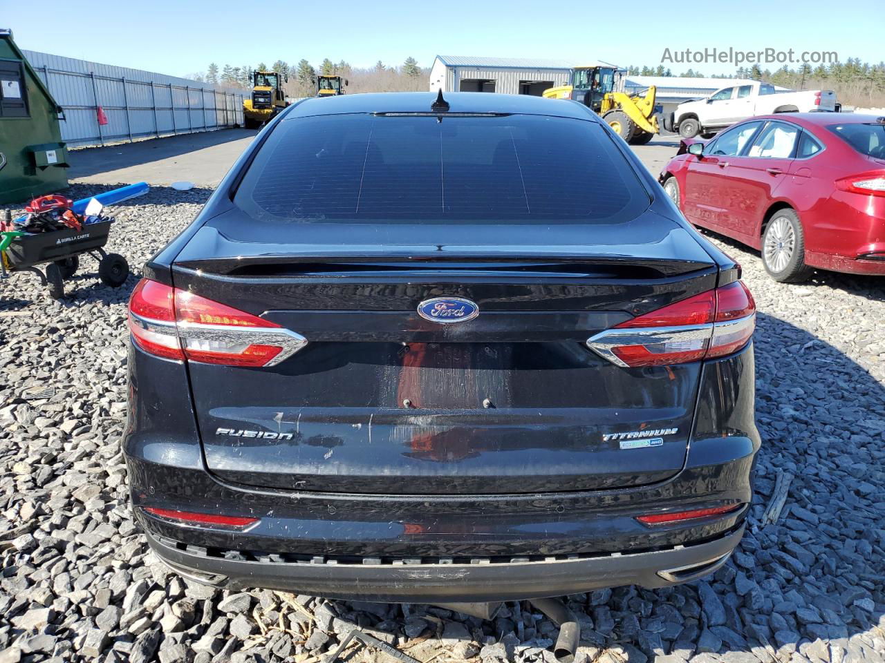 2020 Ford Fusion Titanium Black vin: 3FA6P0D91LR253496