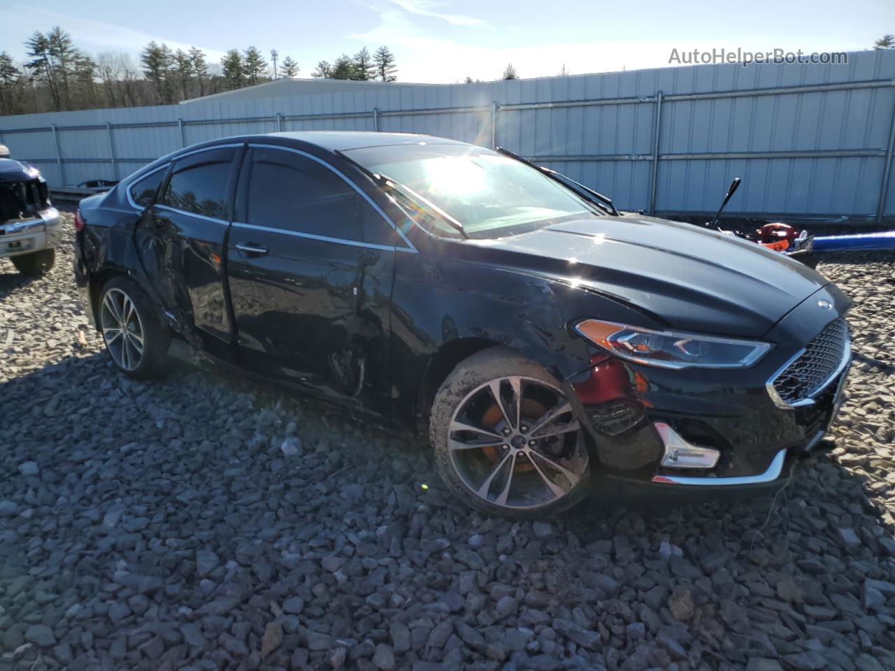 2020 Ford Fusion Titanium Black vin: 3FA6P0D91LR253496