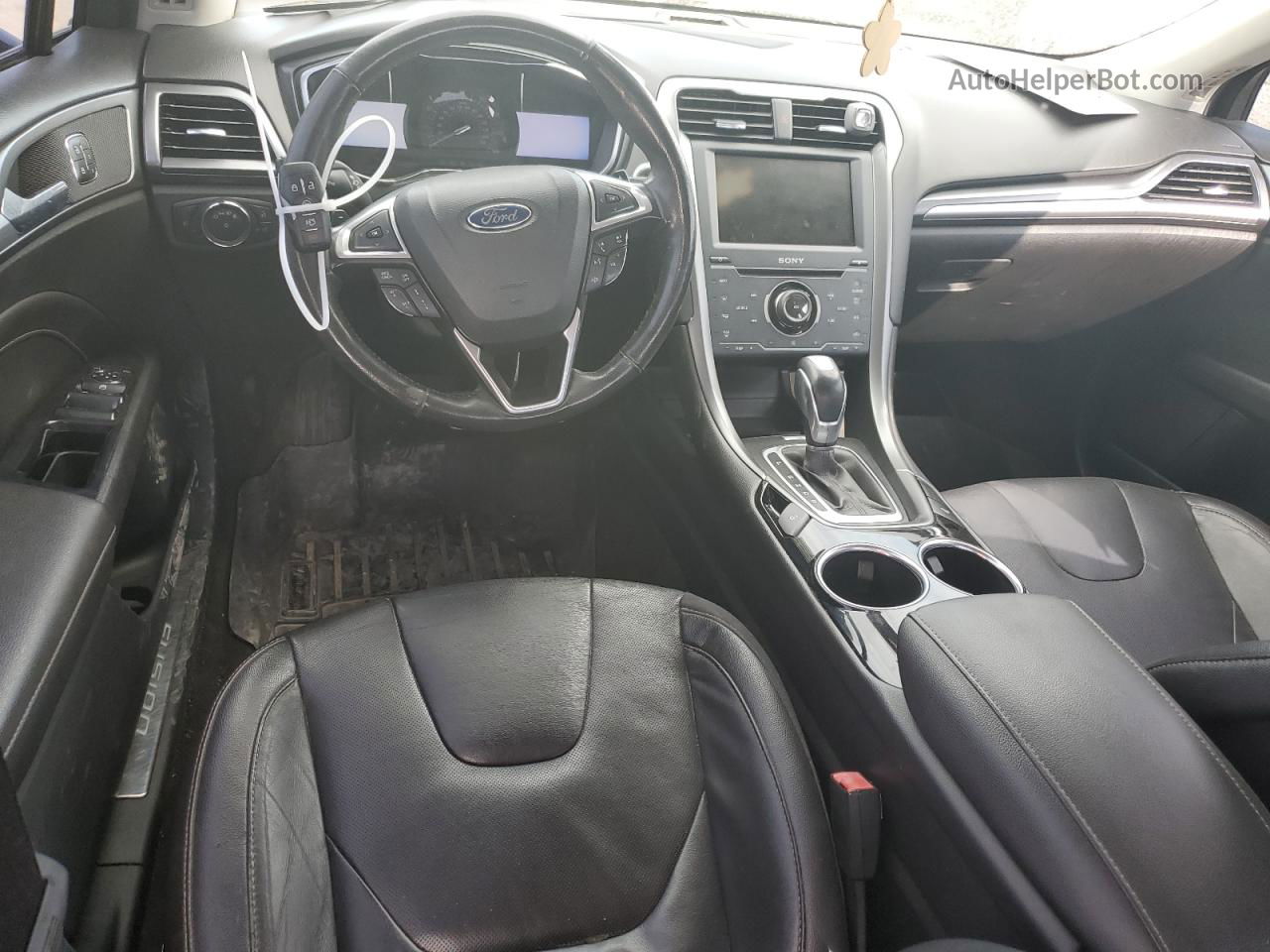 2013 Ford Fusion Titanium Black vin: 3FA6P0D92DR245943