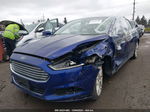 2014 Ford Fusion Titanium Синий vin: 3FA6P0D92ER396413