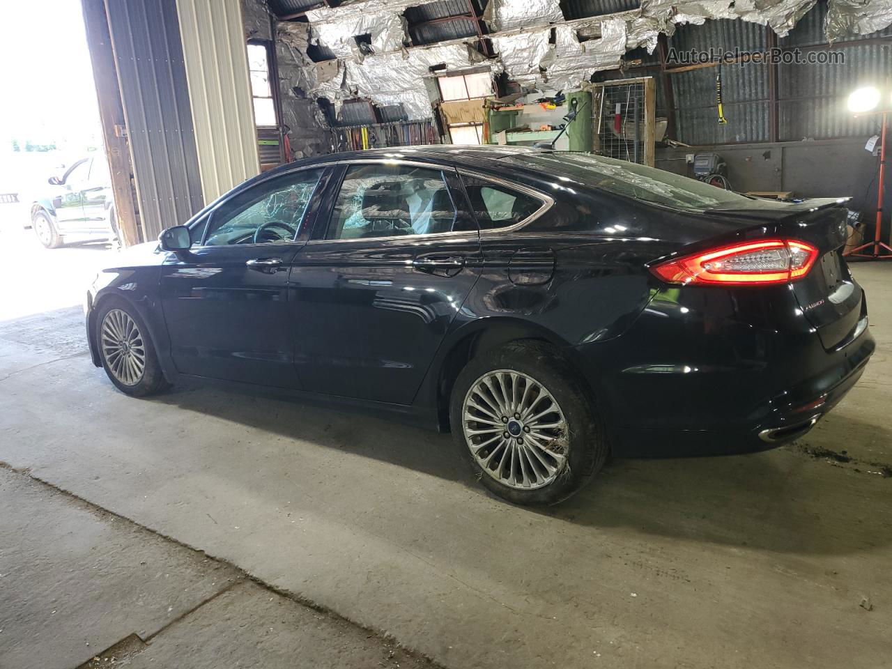 2016 Ford Fusion Titanium Черный vin: 3FA6P0D92GR264125