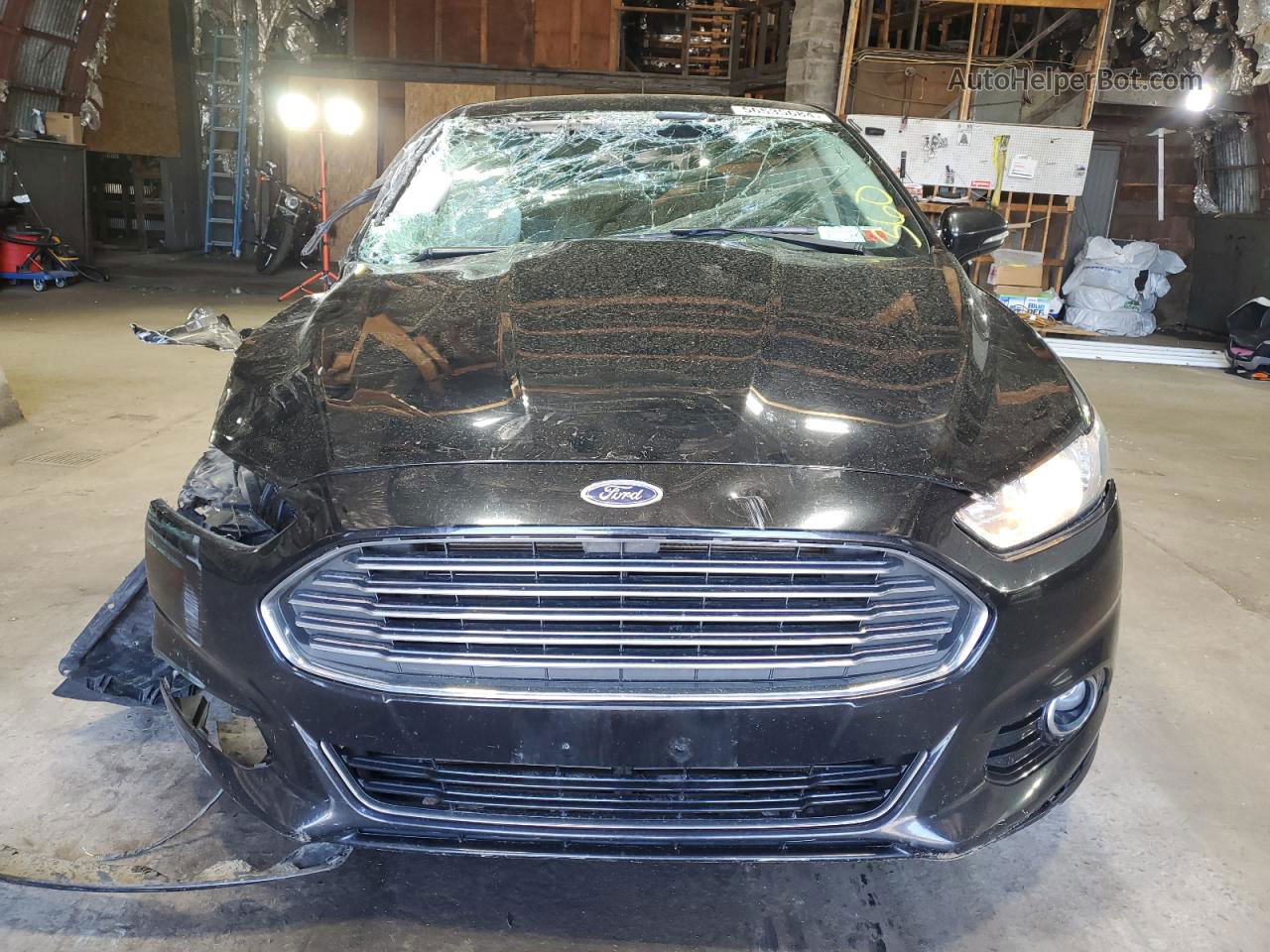 2016 Ford Fusion Titanium Black vin: 3FA6P0D92GR264125