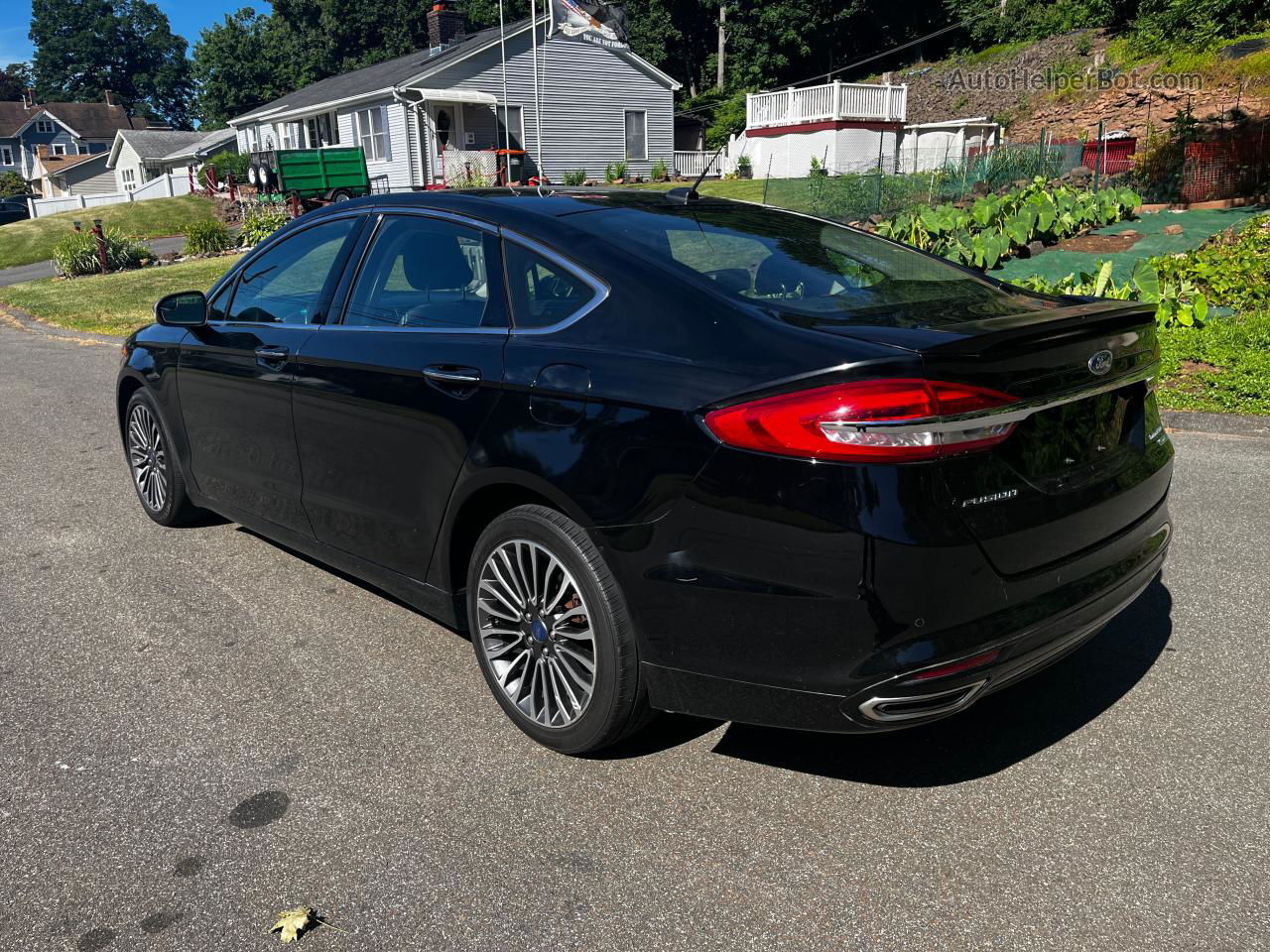 2018 Ford Fusion Titanium/platinum Black vin: 3FA6P0D92JR155882