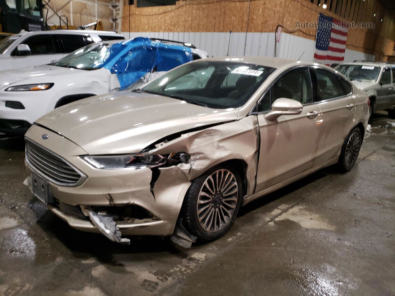 2018 Ford Fusion Titanium/platinum Gold vin: 3FA6P0D92JR168566