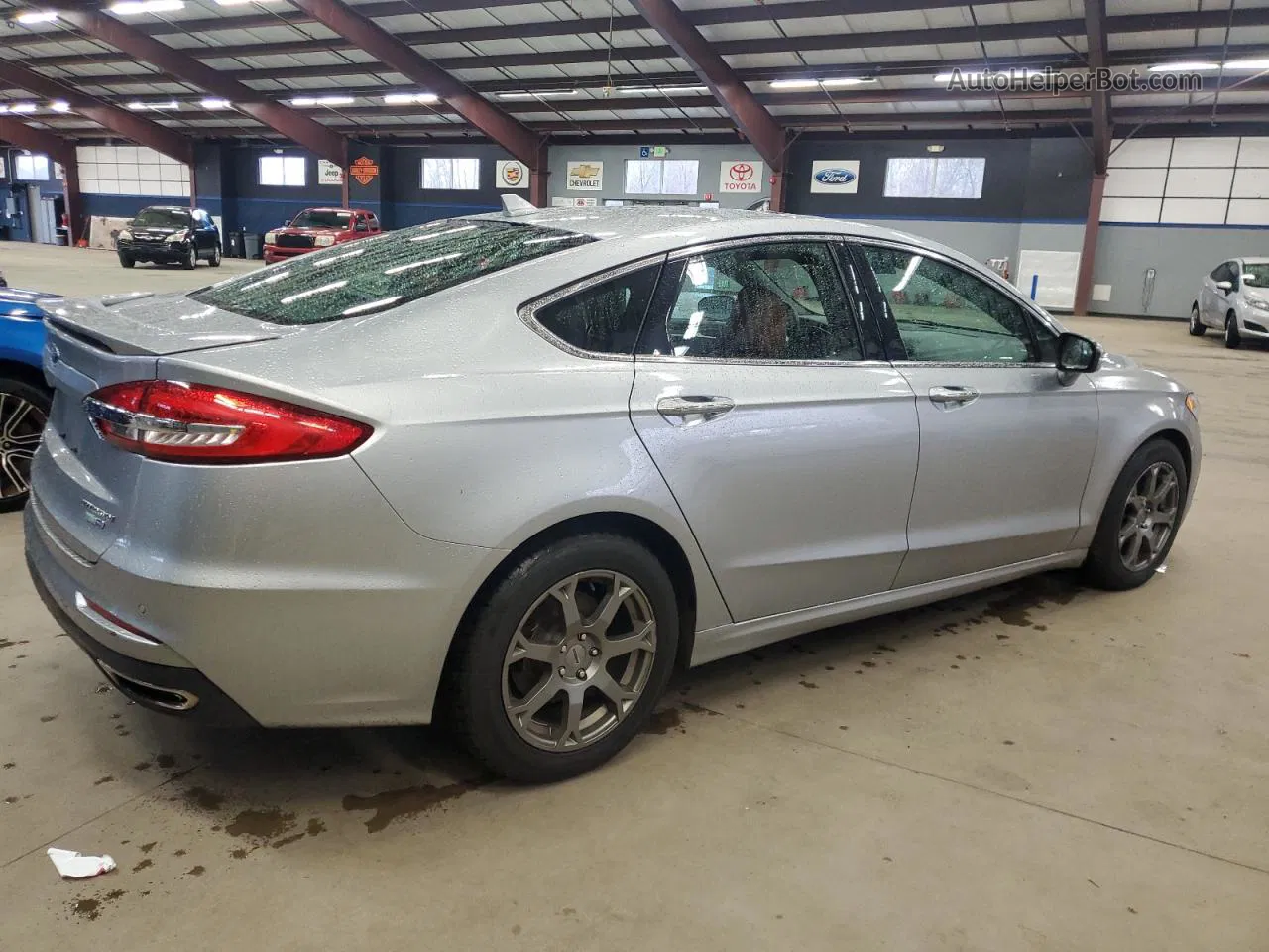 2020 Ford Fusion Titanium Silver vin: 3FA6P0D92LR128328